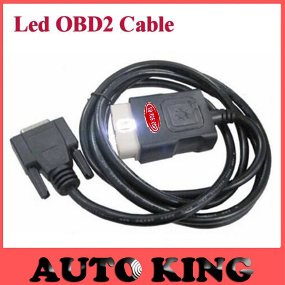 Prix pour Obd OBDII Câble Meilleure Qualité LED OBD2 Câble Adapté pour VD TCS CDP PRO PLUS et wow cdp multidiag pro-livraison gratuite Prix pour Obd OBDII Câble Meilleure Qualité LED OBD2 Câble Adapté pour VD TCS CDP PRO PLUS et wow cdp multidiag pro-livraison gratuite