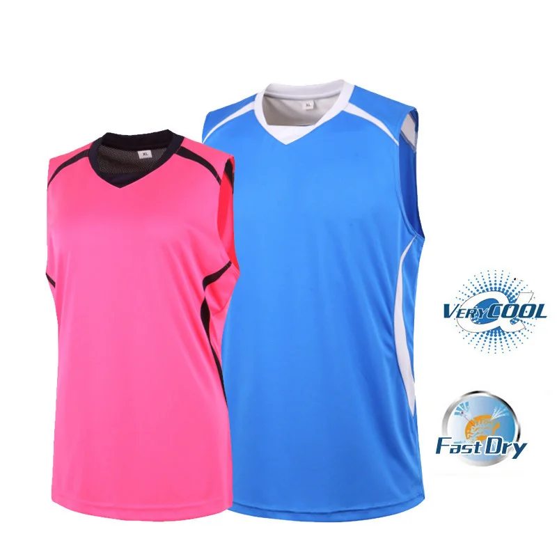 2016 New Brand Lover Style Women Men's Sports Volleyball Uniforms Blank