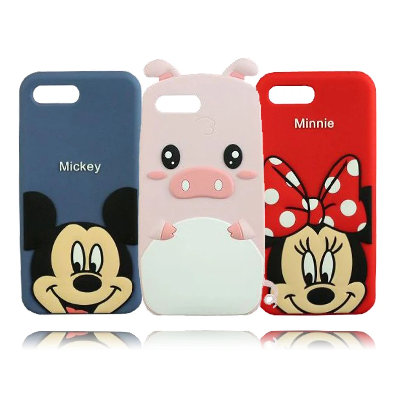 

3D Minnie Mickey Cat Silicone Soft Funda Coque Cell Phone Cases Skin Cover For Huawei Honor 10