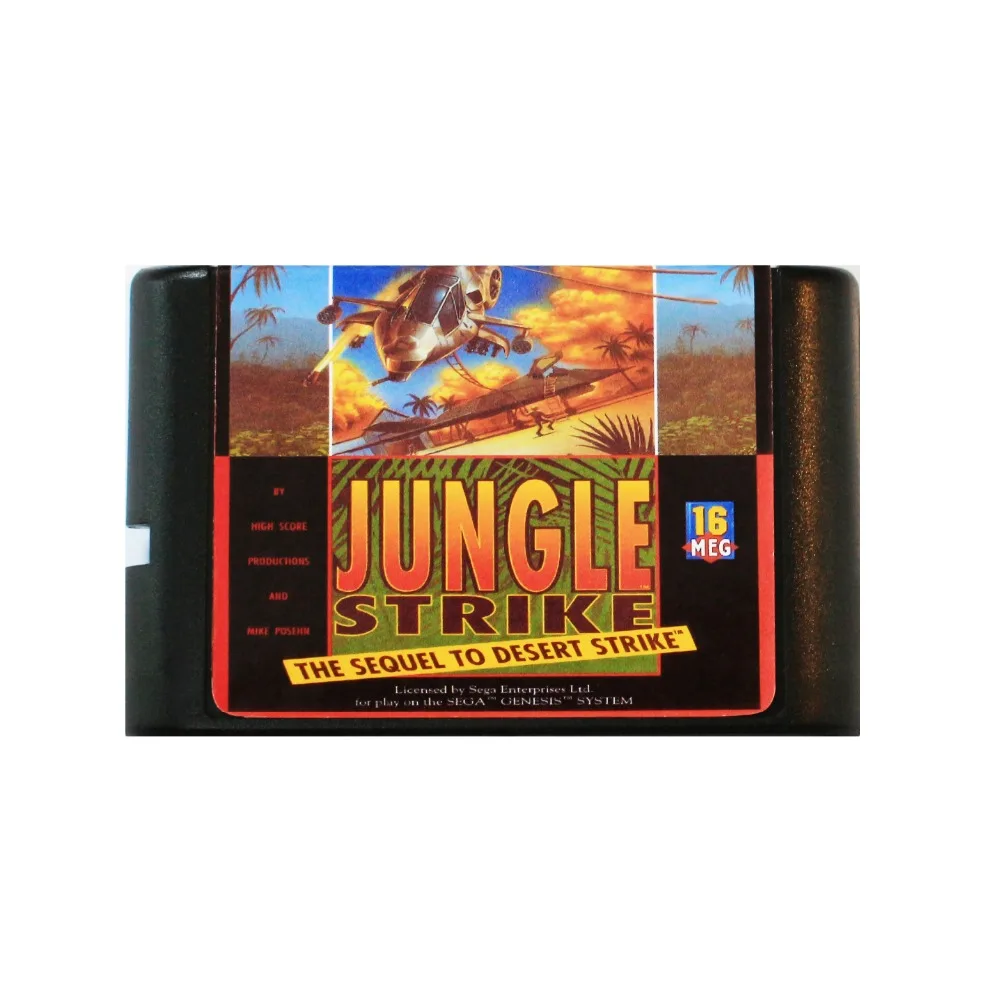 Джунгли удар 16 бит MD карточная игра для Sega игры SEGA Mega Drive Genesis | Электроника