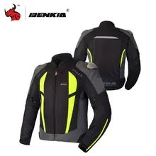 BENKIA Motorcycle Racing Jackets Men’s Motocross Jacket Protective Riding Jersey Chaqueta Moto Jacket For Spring Summer Autumn