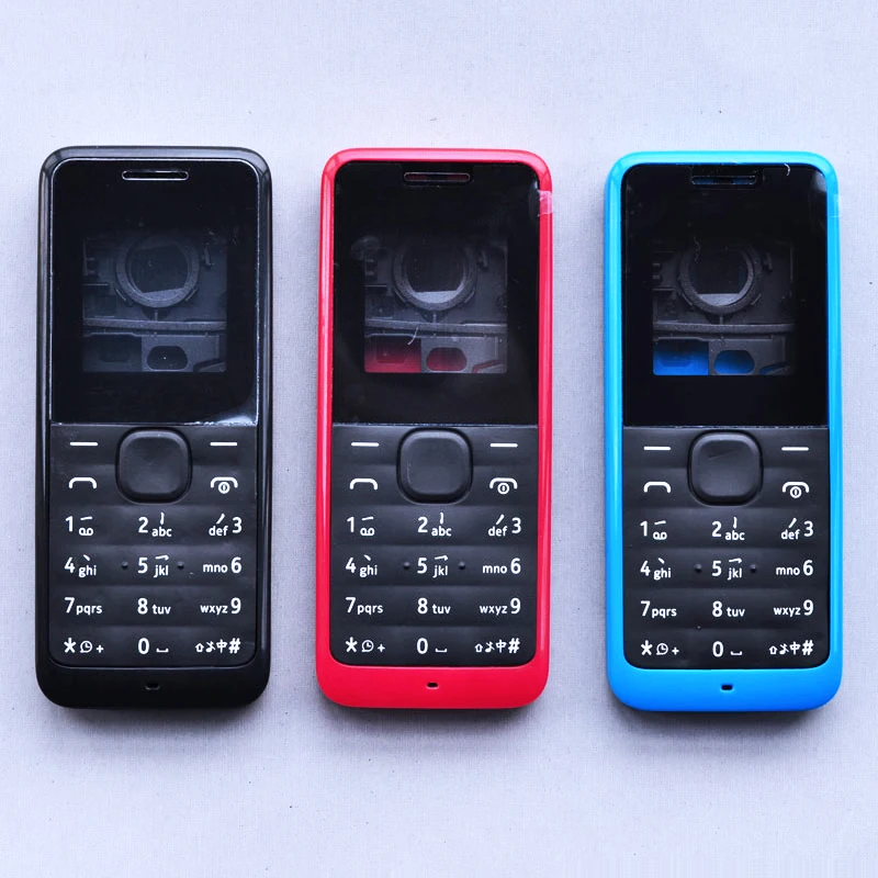 

ZUGZUC For Nokia 105 Full Complete Mobile Phone Housing Cover Case+ Keypad