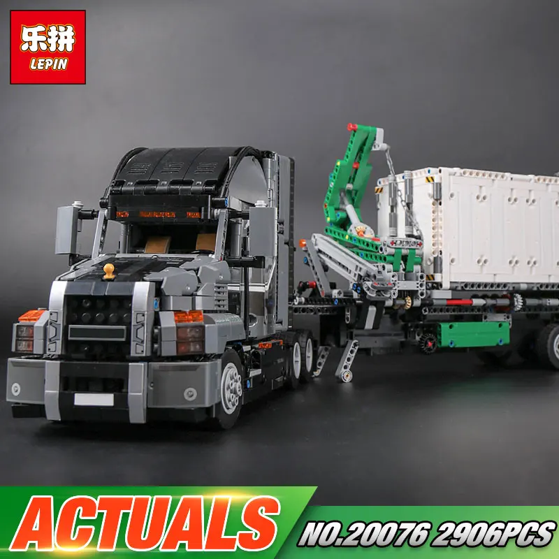 

Lepin 20076 Genuine 2907Pcs Technic Series The Mack Big Truck Set 42078 Building Blocks Bricks Educational Toys For Kids As Gift