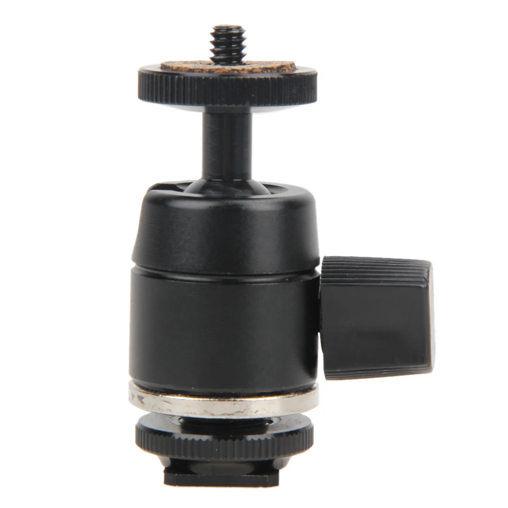 

Camera Tripod LED Light Flash Bracket Holder Mount 1/4 Ball Head Design To all Camera