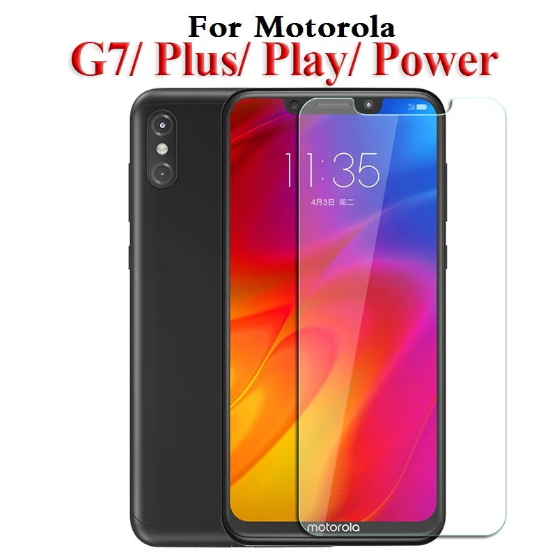 Закаленное стекло для Motorola G7 plus play power Защита экрана Moto g7plus g7play motog7 G6 защитная