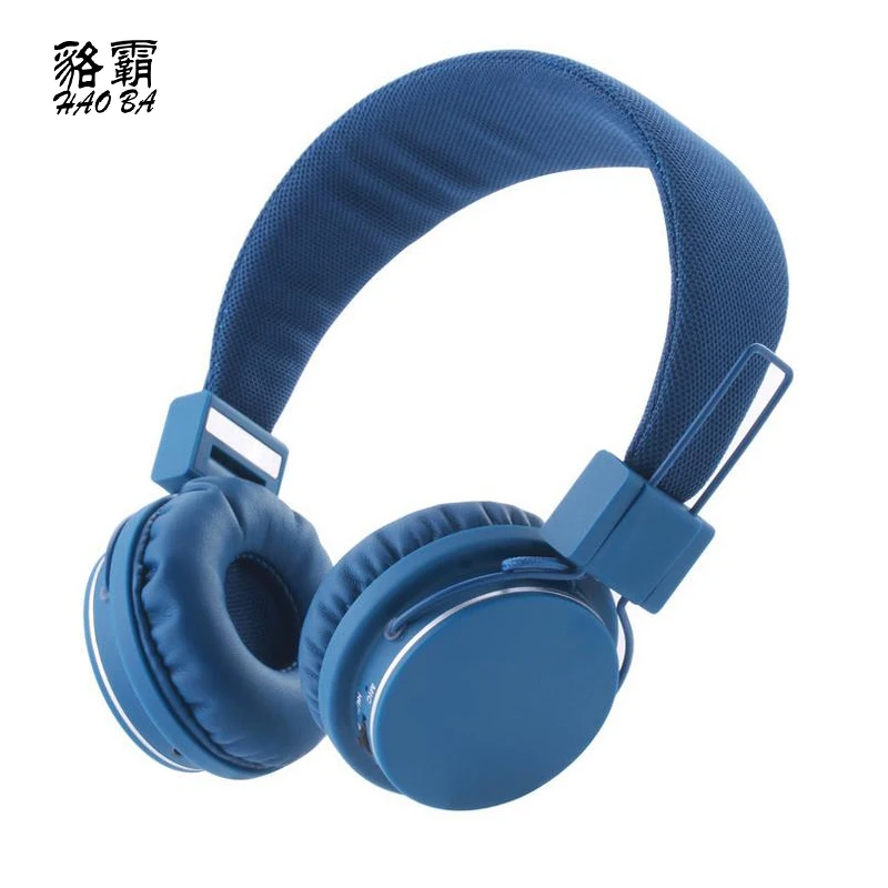 Беспроводная Bluetooth гарнитура HAOBA с микрофоном складные наушники|Наушники и