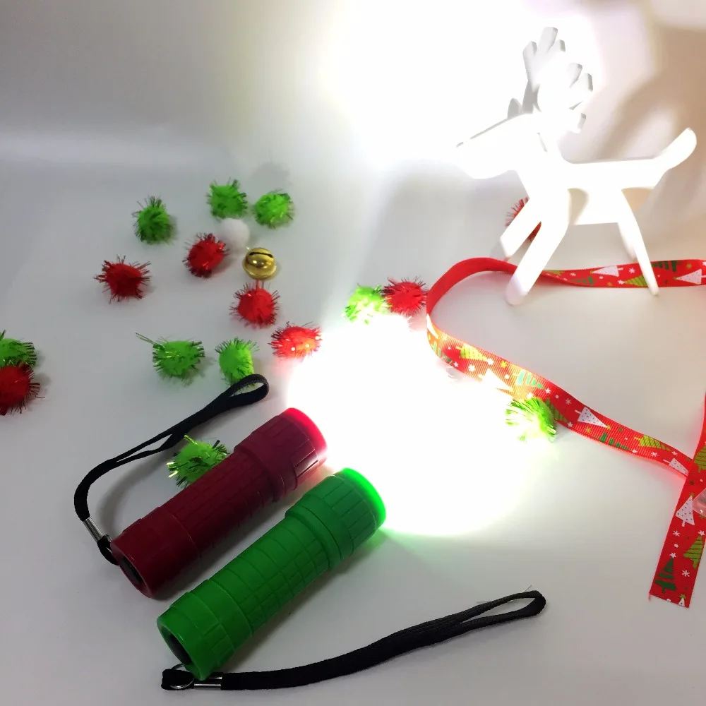 Мини COB пластиковый светильник с батареей aaa 3 Вт светодиодный Рождественский фонарь детский подарок Детская лампа рекламный светильник фонарь портативный фонарь a