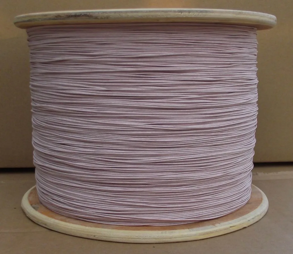 

(5metes/lot) 0.1mm*50 Strands Mine Antenna Litz Wire Multi-strand Polyester Silk Yarn Envelope Braided Copper Cable