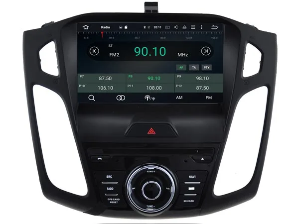 Sale Ips screen Android 8.0 Car Dvd Navi Player FOR FORD FOCUS 2015 2016 2017 gps suto stereo audio multimedia 2