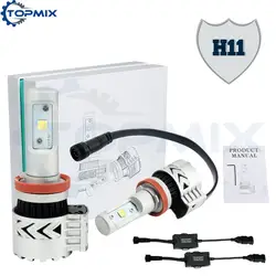 2x Plug & Play H8/H11 CRE E XHP50 72 W фары для 12000LM автомобильный комплект светодиодных ламп Conversion Kit Авто Противотуманные фары дальнего света лампы 6500 K