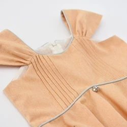 Dream Cradle Baby Girls Long Dress,Baby Girls Yellow Elegant Long Set for Party,Evening Maxi Dress,Baby Sleeveless Clothes (5)_
