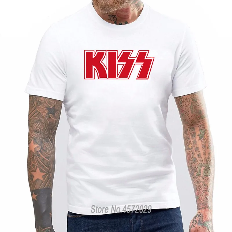

Kiss Heavy Metal Hard Rock Hip-hop Mens Men T Shirt Tshirt Fashion New Short Sleeve cotton T-shirt Tee Camisetas Hombre sbz4099