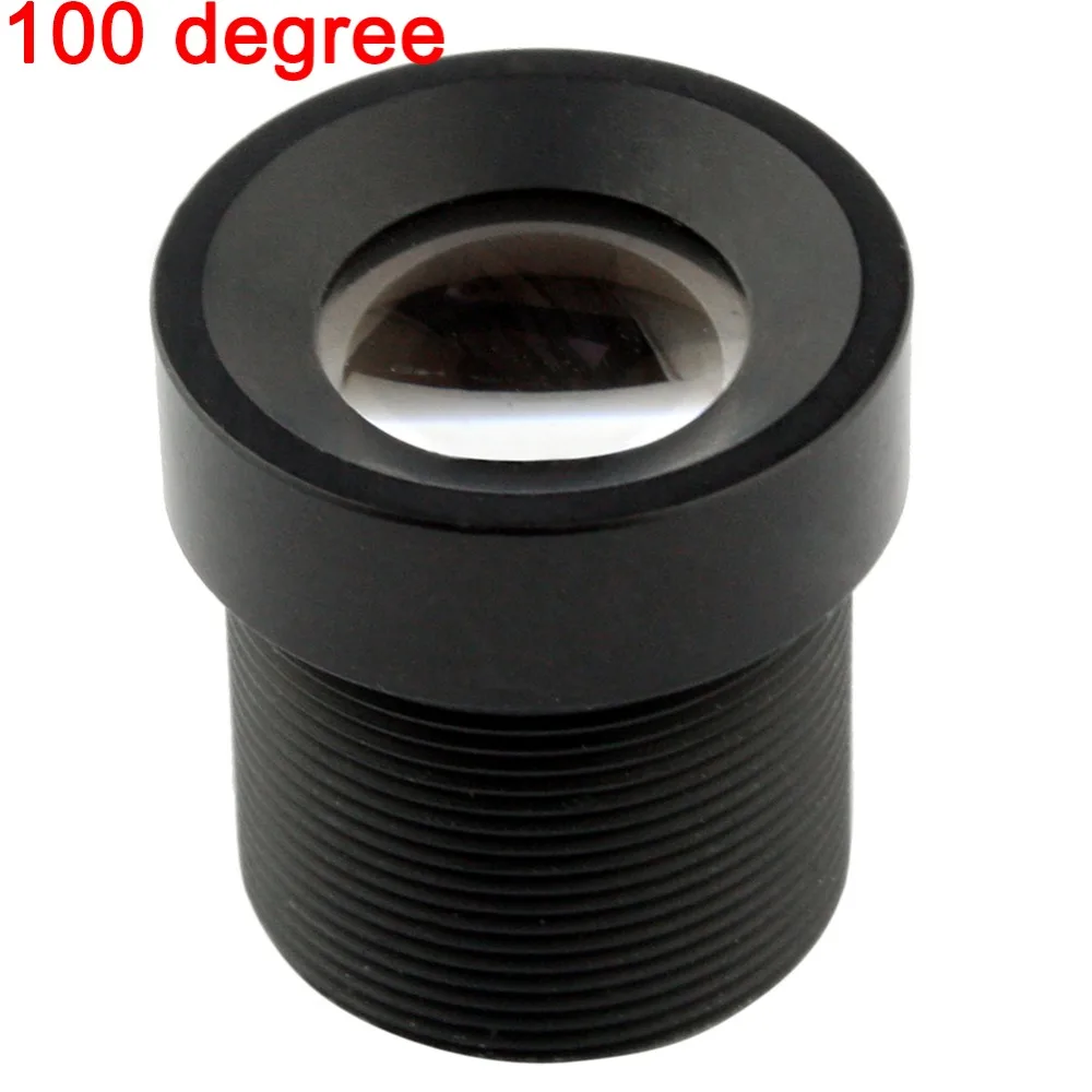 ELP CCTV wide angle 100 degree no distortion lens Fixed Iris M12 mount