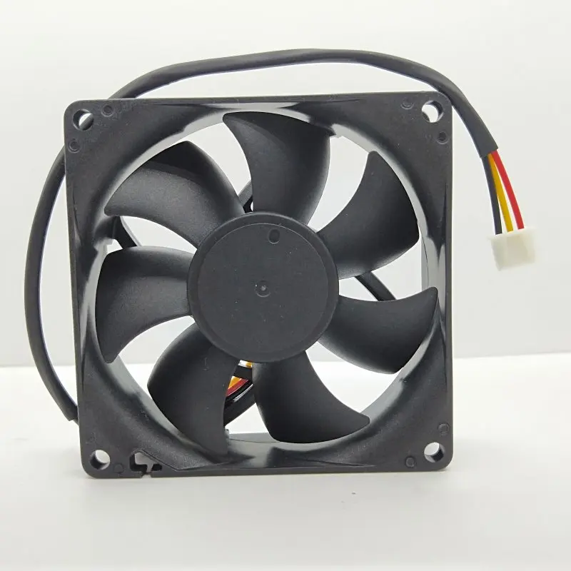 DWPH EFS 08E12D ER04 DC 12V 0.4A 80x80x25 мм 3 Провода Сервер вентилятор
