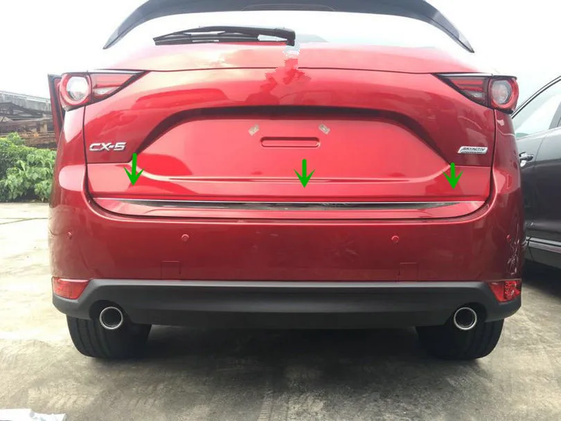 

1pcs Accessories NEW! ABS Chrome Rear Trunk Gate Lid Cover Trim Molding for Mazda CX 5 CX-5 2017
