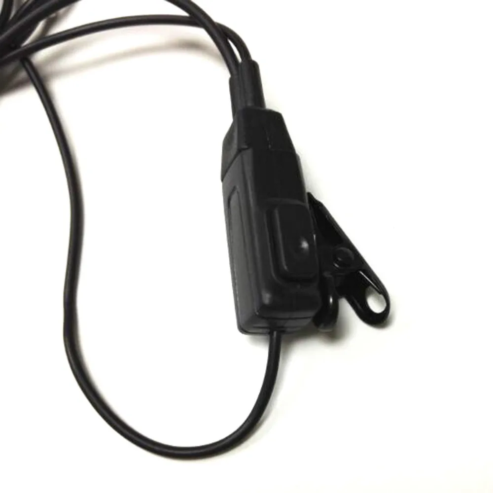 2 Pin Earpiece Mic Finger PTT Headset for Kenwood Baofeng UV-5R 777 888s WOUXUN HYT PUXING two way radio walkie talkie (6)