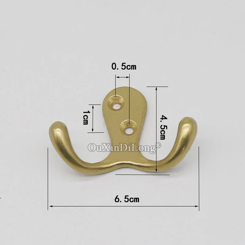 Ретро Винтаж 2 шт. антикварные латунные крючки для халатов пальто крючок крючки для полотенца крючок одежда вешалки для одежды Фурнитура для мебели с винтами