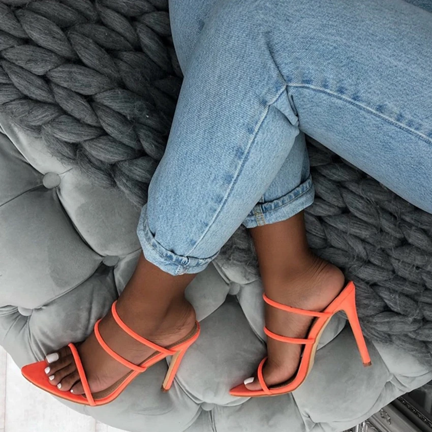 2019 Summer High Heel Pumps For Woman Spring Open Toe High Heels Women Pump Shoes Wedding Party Sandal Shoe 11CM Heels Sandals