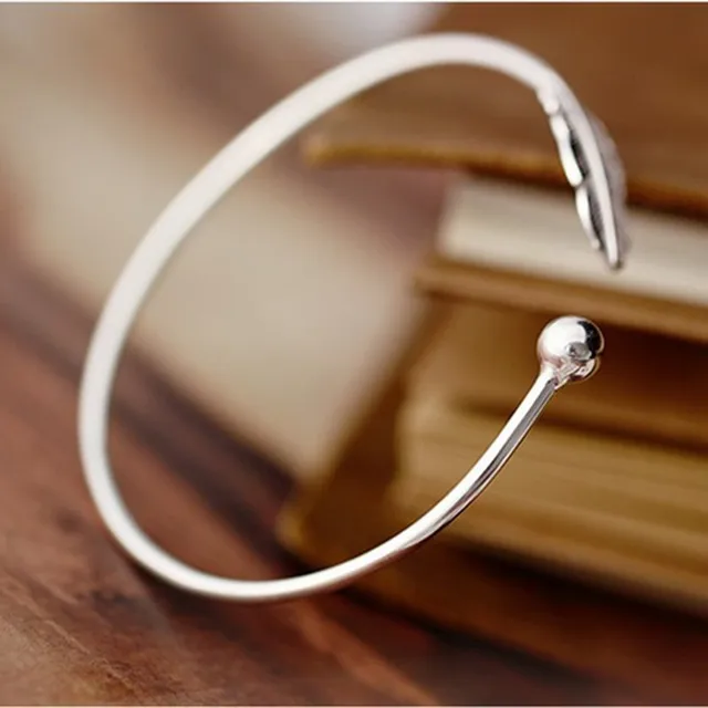 Nowe mody 925 Sterling Silver biżuteria wysokiej jakości kobiet proste pióro mała piłka otwarte bransoletki i Bangles tanie tanio FYLA MODE NONE Osoba trzecia oceny Mankiet bransoletki Unisex 6 50CM for ref TRENDY Brak Rocznica Grzywny Feather Small Ball Open Bracelets Nowe mody 925 Sterling Silver biżuteria wysokiej jakości kobiet proste pióro mała piłka otwarte bransoletki i Bangles tanie tanio FYLA MODE NONE Osoba trzecia oceny Mankiet bransoletki Unisex 6 50CM for ref TRENDY Brak Rocznica Grzywny Feather Small Ball Open Bracelets