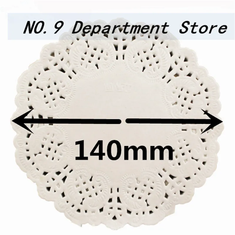 

Free shipping 5.5inch 100pcs round lace paper oil absorbing paper cake biscuit decoration bottom paper party wedding supplies