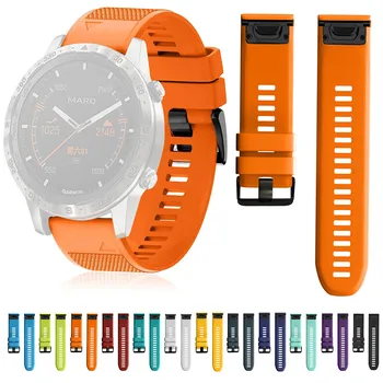 

Smart Accessories wrist strap For Garmin MARQ Replacement Silicagel Soft Band Quick Install Band For Garmin MARQ 5 Style#y4