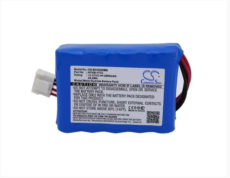 Cameron Sino 2000mAh батарея для BIOMED ECG 1A 2201 2201G EDANINS HYHB 1172 медицинский аккумулятор|Цифровые