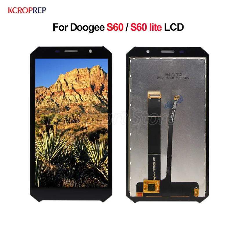 ЖК дисплей для Doogee S60 задний Дисплей Для lite сменный аксессуар дисплея новинка 100% 5