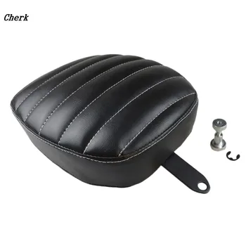 

New Black Motorcycle Passenger Rear Seat Pad Leather Pillow for Harley Sportster XL 1200 883 72 48 Forty-eight 2010-2015