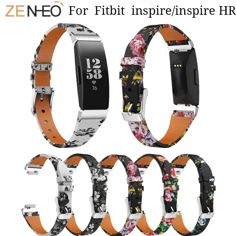 For Fitbit Inspire HR Wristband Bracelet Strap for Fitness Tracker leather watchband Accessories | Наручные часы