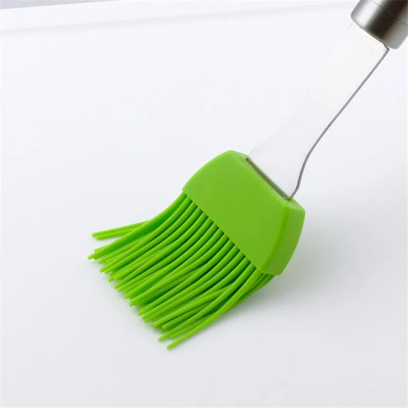 New Stainless steel handle Silicone Pastry Brush Baking BBQ Cake Pastry Oil Cream Cooking Basting Tools Kitchen Accessories 06