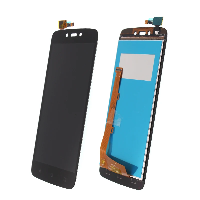 For Motorola Moto C Plus LCD Screen Display WIth Touch Glass Digitizer Assembly Replacement Parts Black (2)