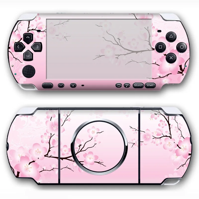 Free drop shipping beautiful flower skin sticker for Sony PSP 3000 Skin