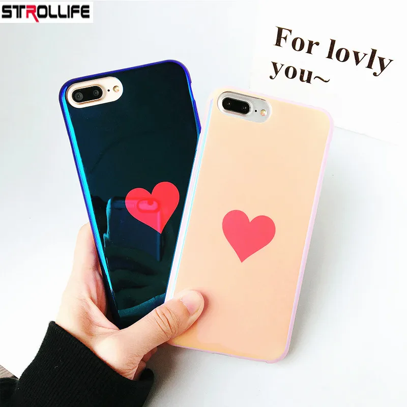 Stelllife модный Blu-Ray чехол для телефона iphone 7 coque мультфильм Любовь Сердце