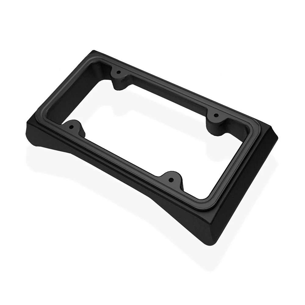 

1 pcs Black Car Auto Front Bumper Guard Anti-collision EVA License Plate Frame Tag Cover Protector License Plate Frame
