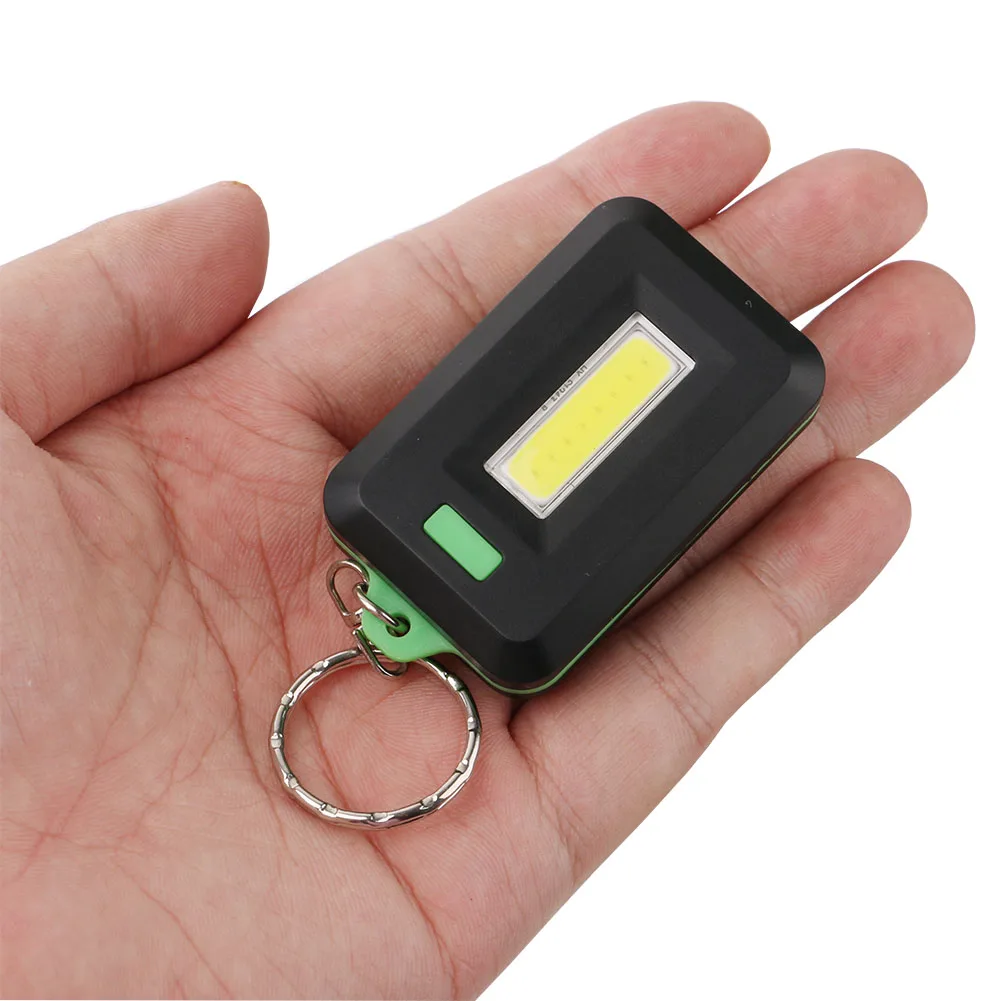2 LED Keychain Light Ultra Bright Flashlight Keyring Camping Mini Pocket Torch 