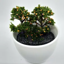 Moss micro-landscape decoration tree simulation tree flower material decorations
