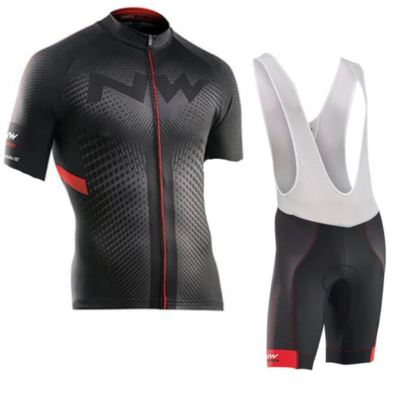Бренд NW, летний комплект из дышащей Джерси для велоспорта MTB, одежда для велоспорта, одежда для горного велосипеда, одежда для Майо Ropa Ciclismo - Цвет: Bib Cycling Set