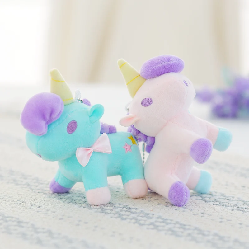 1pcs 18cm craft cute little pony plush font b toy b font unicorn Stuffed plush font