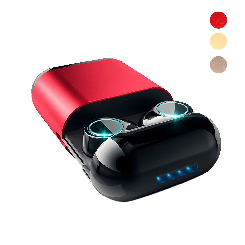 

VITOG Mini Wireless Bluetooth Earphone Stereo Earbud Headset with Charging Box Mic for iPhone Xiaomi All Smart Phone Earphones