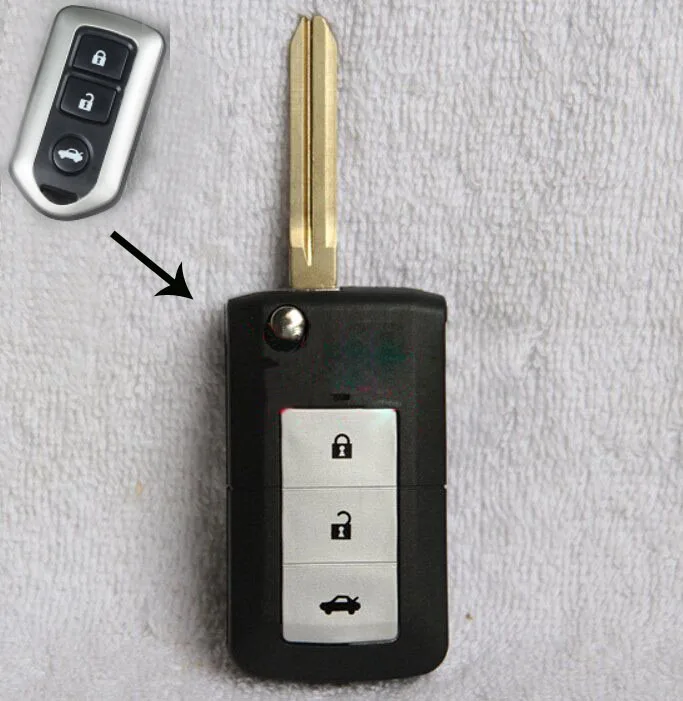 Ultra-Thin Modified key case for Toyota Camry Highlander (5)-1