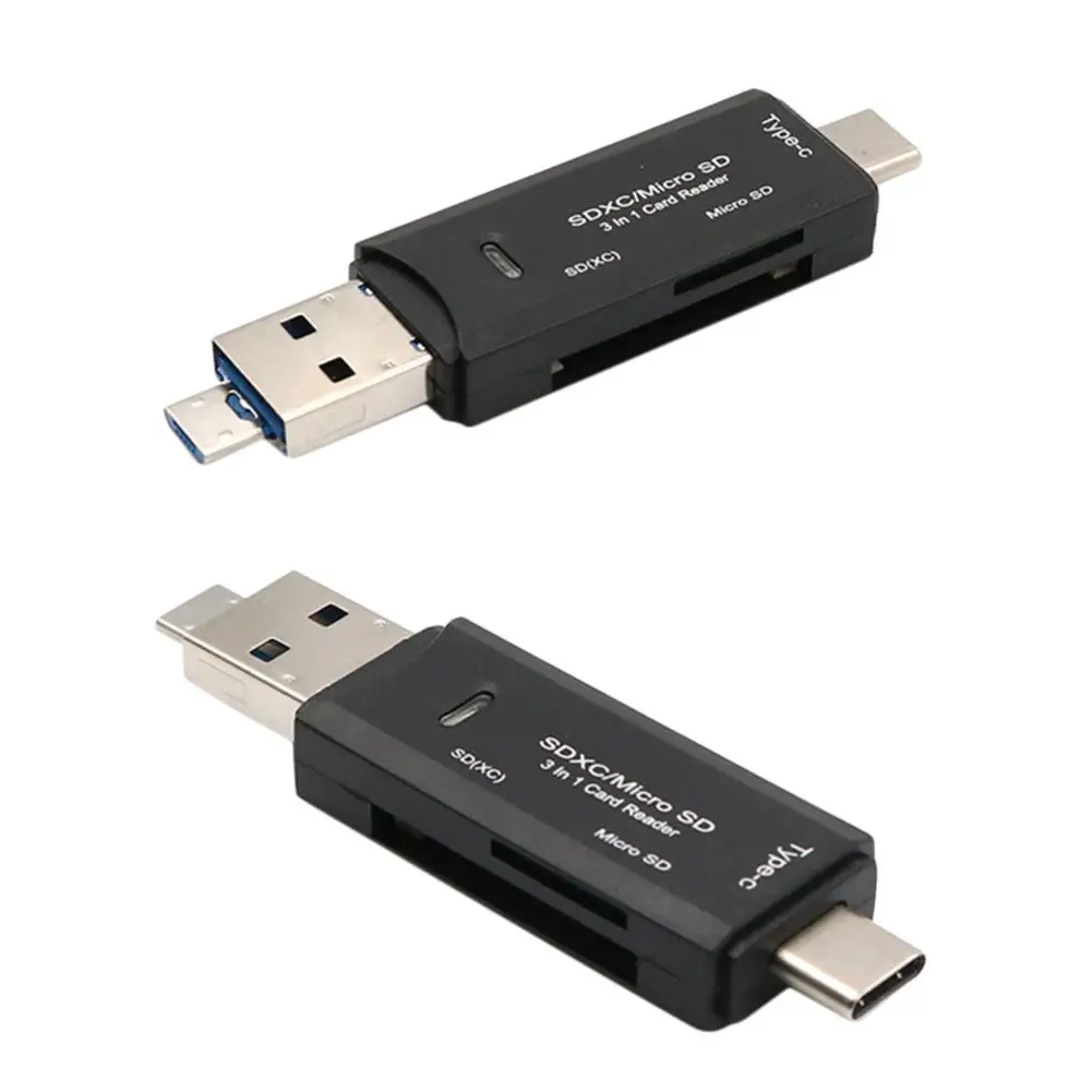 Адаптер для чтения карт 3 в 1 USB3.1 USB-C TF type C SD для Macbook