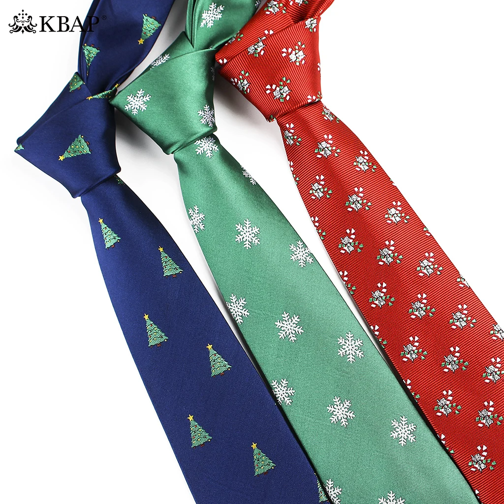 Для мужчин Рождество шеи галстук 7,5 см Санта Клаус Снежинка новогодняя елка галстук с принтом Рождественский фестиваль праздник твил