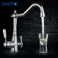 GAPPO Brass water filter taps water mixer kitchen water faucet tap Kitchen sink mixer purified Faucet Water mixer tap GA4391/4