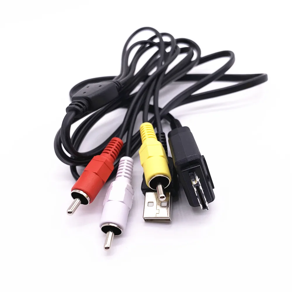 

USB+AV TV Cable for Sony VMC-MD2 Cyber-Shot DSC-W290/L DSC-W290/T DSC-W290 DSC-W220/L DSC-W290/B Cameras