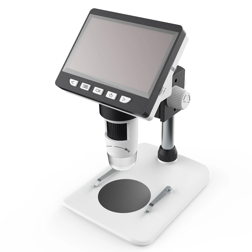 

2019 New Portable 4.3'' Desktop LCD Digital Microscope Electronic Endoscope Magnifier