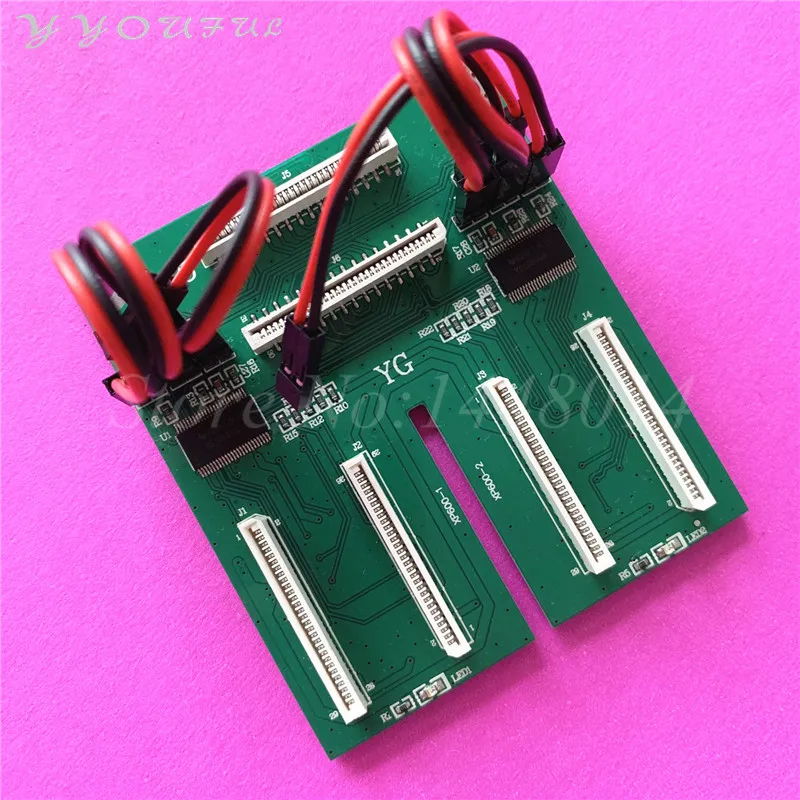 

Eco solvent printer adapter convert card for Epson DX5 to XP600 double head connect board transfer card DX5 change to XP600 1pc