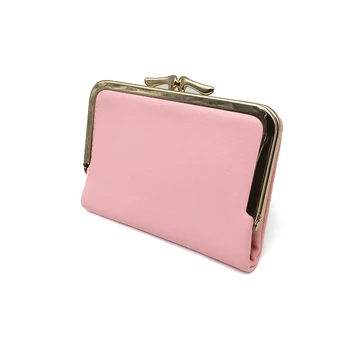 

New Arrival Women Small Wallets Vintage Ladies Wallet Small Lock Design Portefeuille Femme Purse European Style Zipper Coin Purs