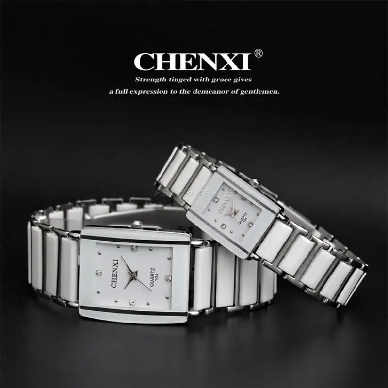 CHENXI новые модные женские часы Мужские лучший бренд класса люкс наручные часы Мужские Женские кварцевые часы керамические водонепроницаемые часы Montre Femme