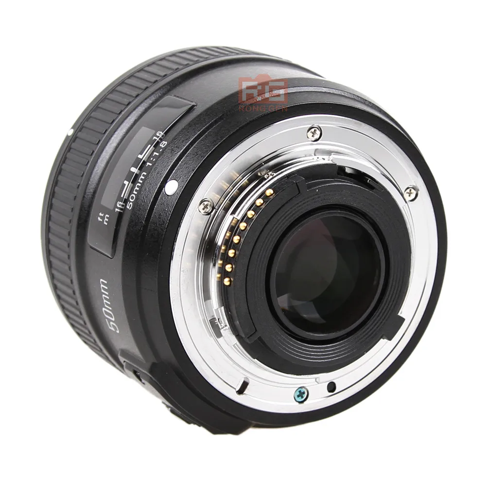 YONGNUO YN 50 мм f/1.8 AF объектив yn50mm диафрагма автофокусом большой апертурой для цифровых зеркальных фотокамер Nikon Камера как AF-S 50 мм 1.8 г