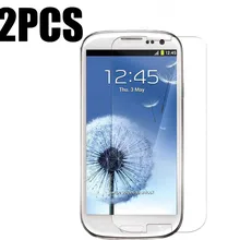 2 шт протектор экрана из закаленного стекла для samsung Galaxy S 3 Siii S3 Duos i9301 Neo i9300 GT-i9300 9300 9300i i9300i i9305